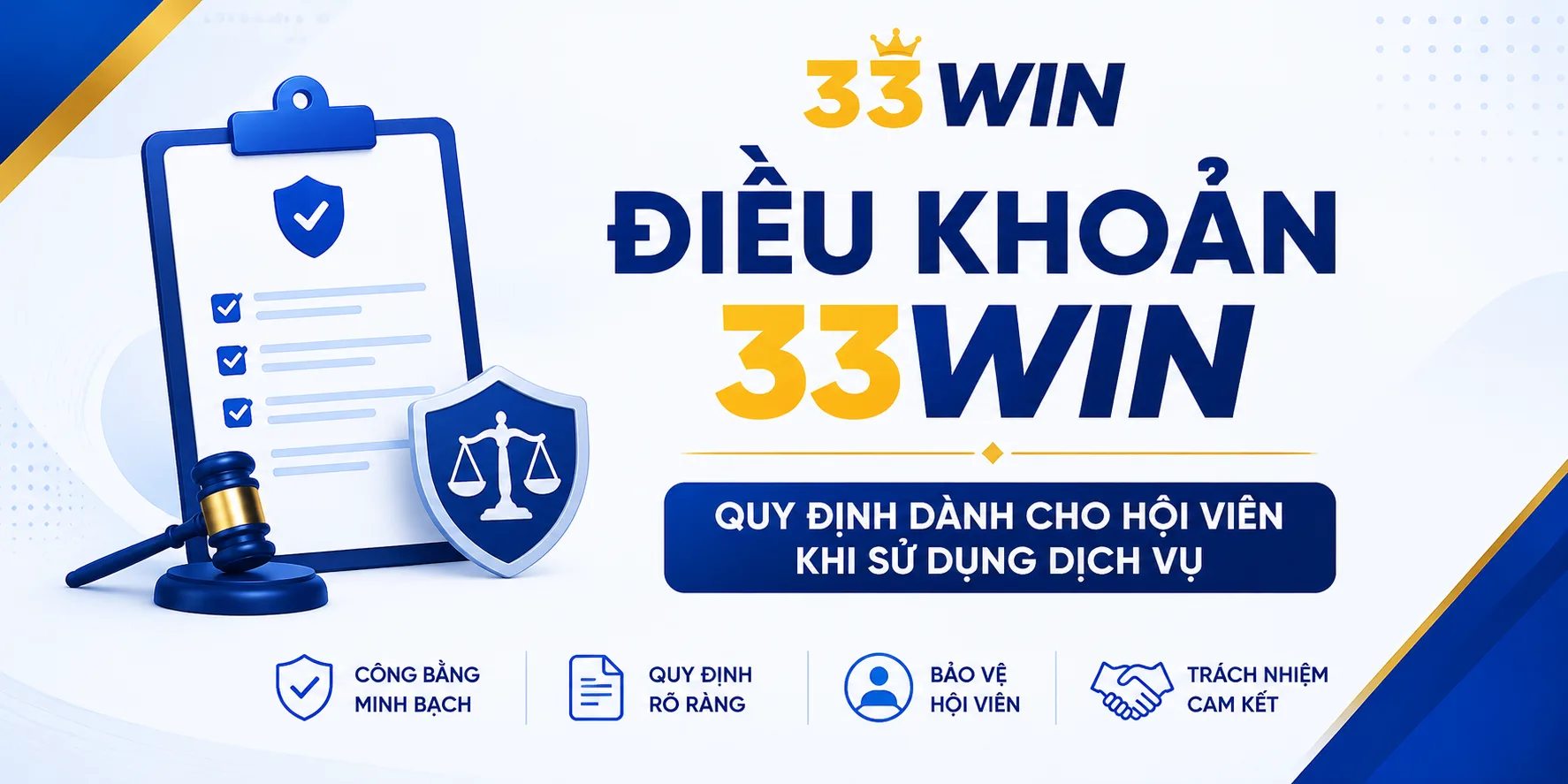 Thông tin về điều khoản 33WIN