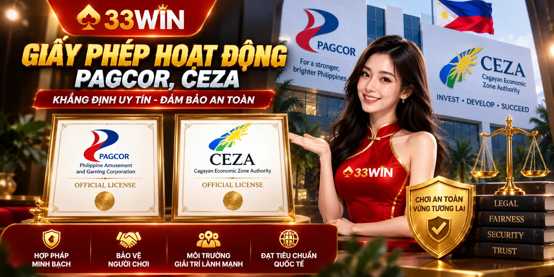 Giấy phép hoạt động 33WIN